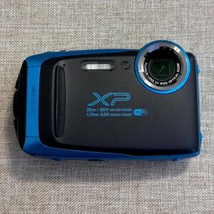 Fujifilm XP Waterproof Digital Camera - Black and Blue